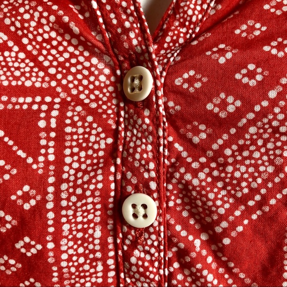 THE NORTH FACE Barilles Button Tank Top Orange Med - Picture 3 of 15